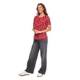 thumbnail image 2 of Iyla Women'S Printed Jacquard T-Shirt, 2 of 6