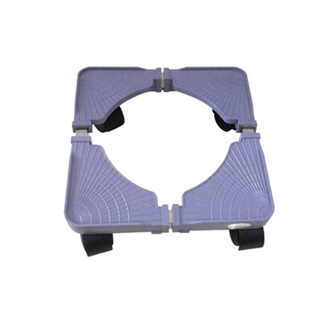 Base Mobile pour Laveuse Base de Réfrigérateur Base de Frigo Support de Machine à Laver avec Roues pour Distributeur d'Eau Appareils Ménagers Argent Gris