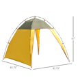thumbnail image 3 of Outsunny Outdoor Beach Tent, 3 of 9