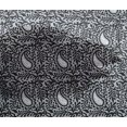 thumbnail image 4 of oneOone Viscose Chiffon Fabric Leaves & Paisley Block Printed Fabric 1 Yard 42 Inch Wide, 4 of 4