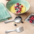 thumbnail image 5 of Btomtd Stainless Steel Cutlery Set 304 Stainless Steel Spoon Fork With Box, Blue, 5 of 5