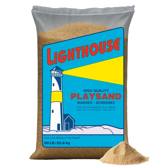 US Silica Phare Sable Confortable pour Tables de Sable, Beige, Sac de 50 Livres