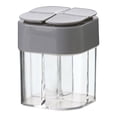 thumbnail image 3 of Leodye 1PCS Four In One Seasoning Box Kitchen Flip Transparent Seasoning Jar Portable Spice Container for Outdoor Barbecue Camping and Daily Cooking -2.56*3.35IN, 3 of 5