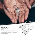 thumbnail image 2 of Shisuyan Shopping Cart Token Keychain Zinc Alloy 2Pack 3.14X1.22X0.16in, 2 of 9