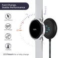 thumbnail image 2 of FlyFlise Compatible avec Chargeur de Montre Samsung watch4/watch3active/active2 Chargement Sans Fil de Montre Noir, 2 of 5
