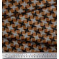 thumbnail image 2 of Soimoi Cotton Poplin Fabric Abstract Geometric Print Fabric by The Yard 42 Inch Wide, 2 of 3