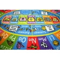 thumbnail image 3 of KC Cubs Playtime Collection ABC Alphabet, Seasons, Months and Days of The Week Educational Learning & Game Oval Area Rug Carpet for Kids and Children Bedrooms and Playroom, 3 of 5