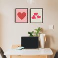 thumbnail image 4 of 1pc Minimalist Heart Line Art Poster, Modern Abstract Colorful Heart Design Canvas Wall Art For Living Room,kitchen, Home Office50 x 70 cm (without frame),07, 4 of 7