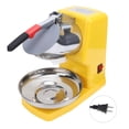 thumbnail image 2 of 500W Electric Ice Crusher, 2 Blades Stainless Steel Snow Cone Maker Professional Shaved Ice Machine with Anti Splash Cover, Ergonomic Handle for Home Commercial Use, 2 of 7