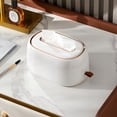 thumbnail image 2 of WRKEKC Clearance Wall-Mounted Tissue Box Organizer - No-Hole Spring-Loaded Bathroom Storage for Paper Napkins, Space-Saving Desktop Dispenser for Living Room & Office, 2 of 6