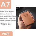 thumbnail image 5 of Yunuuuoa 3 Packs Mini Note Organizer, Daily Planner & Travel Journal, Portable A7 Size for Office Home, 64 Sheets 128 Pages, Durable Paper Writing Note for Efficient Scheduling and Note Taking, 5 of 5