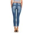 thumbnail image 3 of COVER GIRL by COVER GIRL Women's Ripped Distressed Plus Size Skinny Denim Jeans, 1, 3 of 8