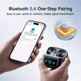 thumbnail image 5 of Refurbished VEATOOL G01 Wireless Earbuds with Smart Touch Control, ANC+ENC Noise Cancellation, 40H Stereo Deep Bass, 5 of 5