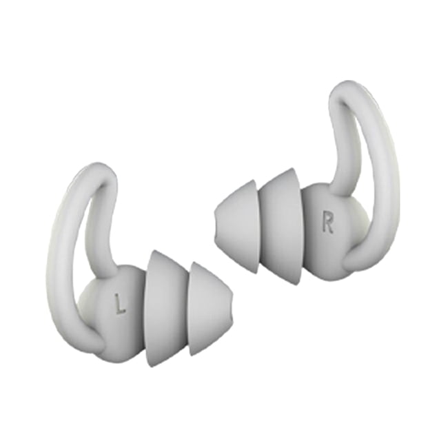 Sleeping Earplugs Silicone Earbuds Noise Reduction Reusable Earplugs Earplug; Sleeping Earplug; for Office Home, Gray, 2 Layers