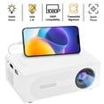 thumbnail image 4 of White Portable Mini Projector Led Home Theaters Wired Phone Same Screen Playback Support For 1080P Hd Decoding Can Connect To Hdmi/Usb/Audio Interface, 4 of 9