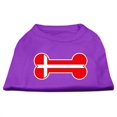 thumbnail image 1 of Bone Shaped Denmark Flag Screen Print Shirts Purple Xxl (18), 1 of 1