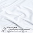 thumbnail image 2 of Bare Home 5-Pack Fitted Sheets - Premium 1800 Collection - Ultra-soft - Deep Pocket - Twin, White, 2 of 7