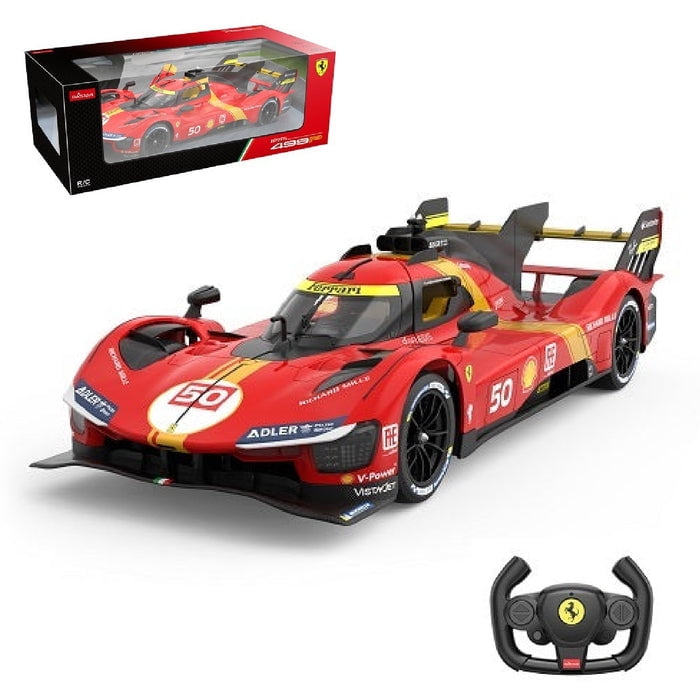 Ferrari 499P RC Car 1:14 Scale Licensed Remote Control Race Car with 2.4GHz, Realistic Supercar Toy for Kids & Adults