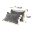 thumbnail image 3 of TopLLC Pillow Case Crystal Velvet Winter Pillowcase Solid Color Lace Pillowcase pillowcase pillowcase, 3 of 6