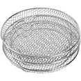 thumbnail image 2 of Oleegame 1PC Stainless Steel Stackable Dehydrator Rack 3 Pack Air Fryer Basket Tray Air Fryer Accessories Silver, 2 of 8