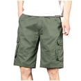 thumbnail image 2 of Styesk Shorts Hommes Mode Décontractée Multiples Poches Demi-Shorts Pantalons Sports Élastiques Taille Mi-Haute, 2 of 9