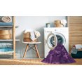thumbnail image 2 of Ahgly Company Machine Washable Indoor Round Transitional Dark Orchid Purple Area Rugs, 5' Round, 2 of 7
