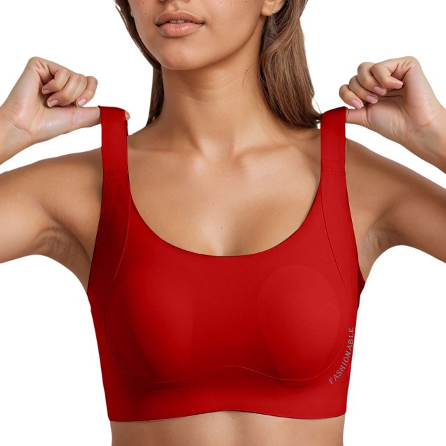 Seamless Everyday Bras For Women No Underwire Bralettes Push Up Wireless Supportive Full Coverage Sports Bras Front Closure Wireless Bras for Women Non Removable Padded Sports Bras for Women Womens