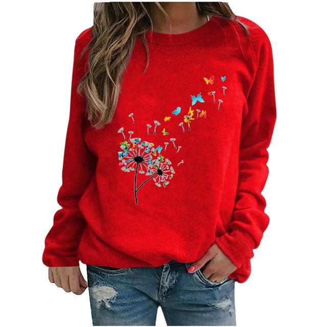 Pompotops Pull à Capuche à Manches Longues à Manches Longues pour Femmes
