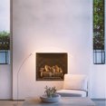 thumbnail image 4 of Brightech Sparq Arc Maison Moderne 67" Haut Arc LED Lampadaire Debout, Argent, 4 of 10