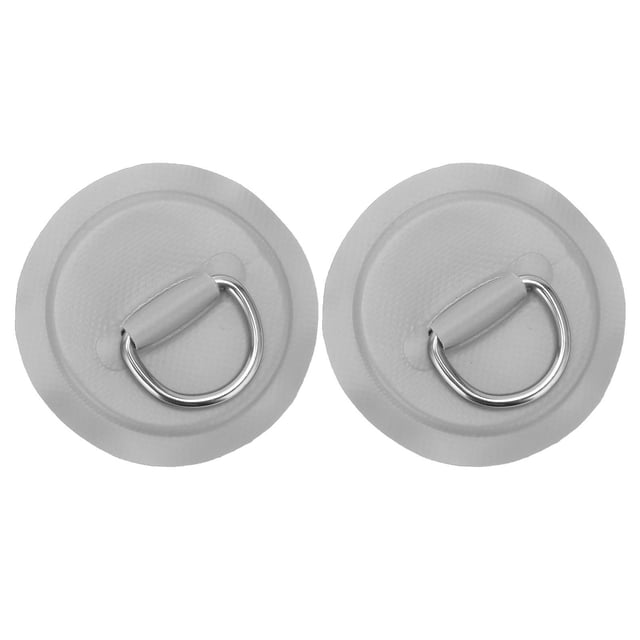 PVC D Patch, Reusable Durable Deck Accessories D-Ring Patch 2pcs For Roof Racks Trailers Ground Sheets For PVC Inflatable Boat Kayak Canoe Yellow,Blue,Red,Emerald