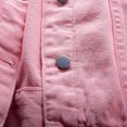 thumbnail image 5 of jsaierl Women Spring And Autumn Coats Warm Solid Long Sleeve Denim Jacket Outerwear, 5 of 5