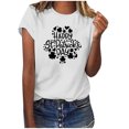 thumbnail image 1 of Chemises de la Saint-Patrick pour Femmes Saint-Valentin Imprimé Hiver Décontracté Floral Haut Saint-Patrick, 1 of 4