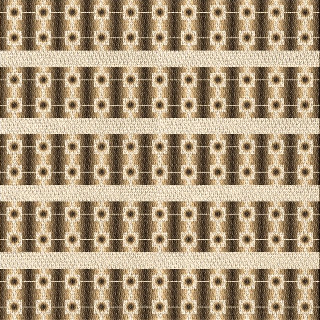 Ahgly Company Tapis d'Intérieur Lavables en Machine, Carrés Transitionnels, Brun Rouge, 5' Carré