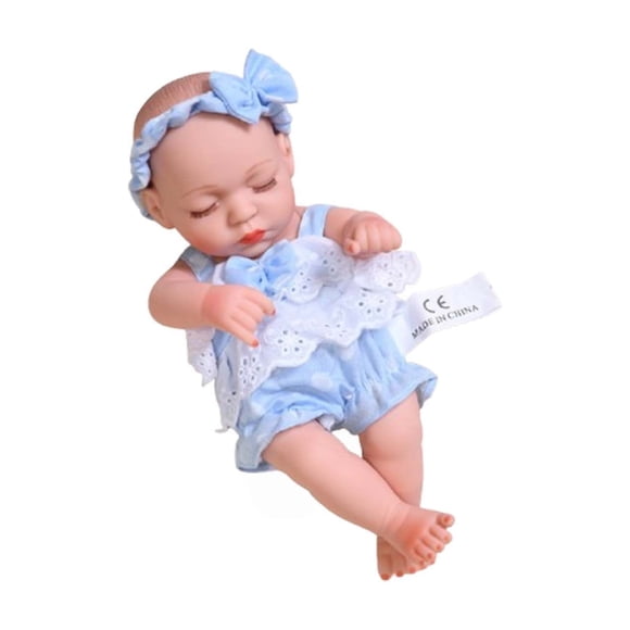 YiJuHui 1pcs Lifelike Silicone Reborn Baby Doll for Soothing Play Therapy and Realistic Role Play - Soft Cuddle Toy with Washable Body for Emotional Support and Pretend Parenting 30cm
