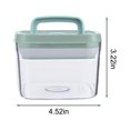 thumbnail image 3 of GFHFHITJ Storage Jar Buckle Sealed Cans for Grains and Miscellaneous Grains Kitchen Storage Food Grade Transparent Plastic Cans Snacks Dry Goods Tea Storage Cans, 3 of 7