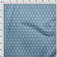thumbnail image 3 of oneOone Viscose Chiffon Fabric Dot & White Heart Print Sewing Fabric BTY 42 Inch Wide, 3 of 4