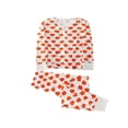 thumbnail image 1 of MesaSe Halloween Fashion Matching Family Pajamas Set Loose with Cartoon Fruit Print Buttons Ribbed Closure, 1 of 8