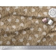 thumbnail image 3 of Soimoi polyester Crepe Fabric Leaves & Rose Floral Decor Fabric Printed Yard 42 Inch Wide, 3 of 3