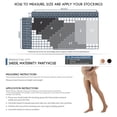 thumbnail image 2 of Truform Collants de Maternité Transparents : 15 - 20 mmHg, Noir, Petite, 2 of 7