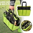thumbnail image 1 of Organisateur de Sac à Outils Debout avec Bandoulière Réglable Grande Capacité de Rangement pour Jardinage Électriciens et Entrepreneurs Usage Intérieur Extérieur, 1 of 6