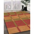 thumbnail image 3 of Ahgly Company Tapis Rectangulaire Orange Lavable en Machine, 5 Pieds x 7 Pieds, 3 of 7