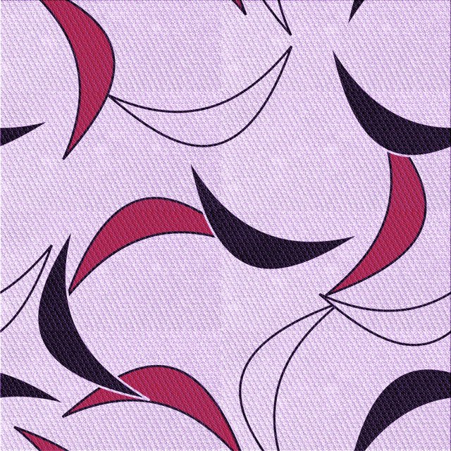 Ahgly Tapis d'Intérieur Lavable en Machine Carré Transitionnel Orchidée Violet, 5 Pieds Carré
