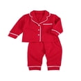 thumbnail image 1 of Ensembles de Pyjama en Coton pour Bébé à Manches Longues, à Simple Boutonnage, 1 of 5