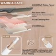 thumbnail image 3 of JoanKaren Heated Blanket Electric Throw 50"×60" with 10 Heating Levels & 10 Hours Timer,Fast Heating,Machine Washable,Dusty Pink, 3 of 9