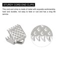 thumbnail image 4 of Unique Bargains 300Pack Ribbon Crimp Clamp Ends 6mm Cord End Clasp for DIY Craft Silver Tone, 4 of 7