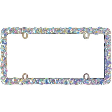 Cruiser Accessories Dazzle, License Plate Frame, Chrome