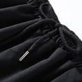 thumbnail image 4 of Diufon Womens 3PCS Jogger Shorts Elastic Waist Drawstring Yoga Shorts Solid Color Shorts with Pockets, 4 of 5