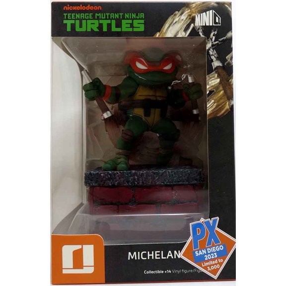 Les Tortues Ninja SDCC Figurine Statue 8 Pouces Minoco Diorama Exclusif - Michaelangelo V2