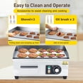 thumbnail image 4 of QinaQin Poêles-Grils Électriques Commerciales de 14-Inch/18-Inch/22-Inch/30-Inch, Gril Plat de Comptoir de 3000 Watts avec Contrôle de Température Réglable, Convient au Restaurant, à la Cuisine, au Chariot à Aliments et à la Maison, 4 of 7