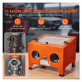 thumbnail image 3 of Sandblasting Cabinet 25/40/60 Gallon Portable Benchtop Sand Blaster With Blasting Gun Nozzles For Paint Stain Rust ,Easy to Use, 3 of 7